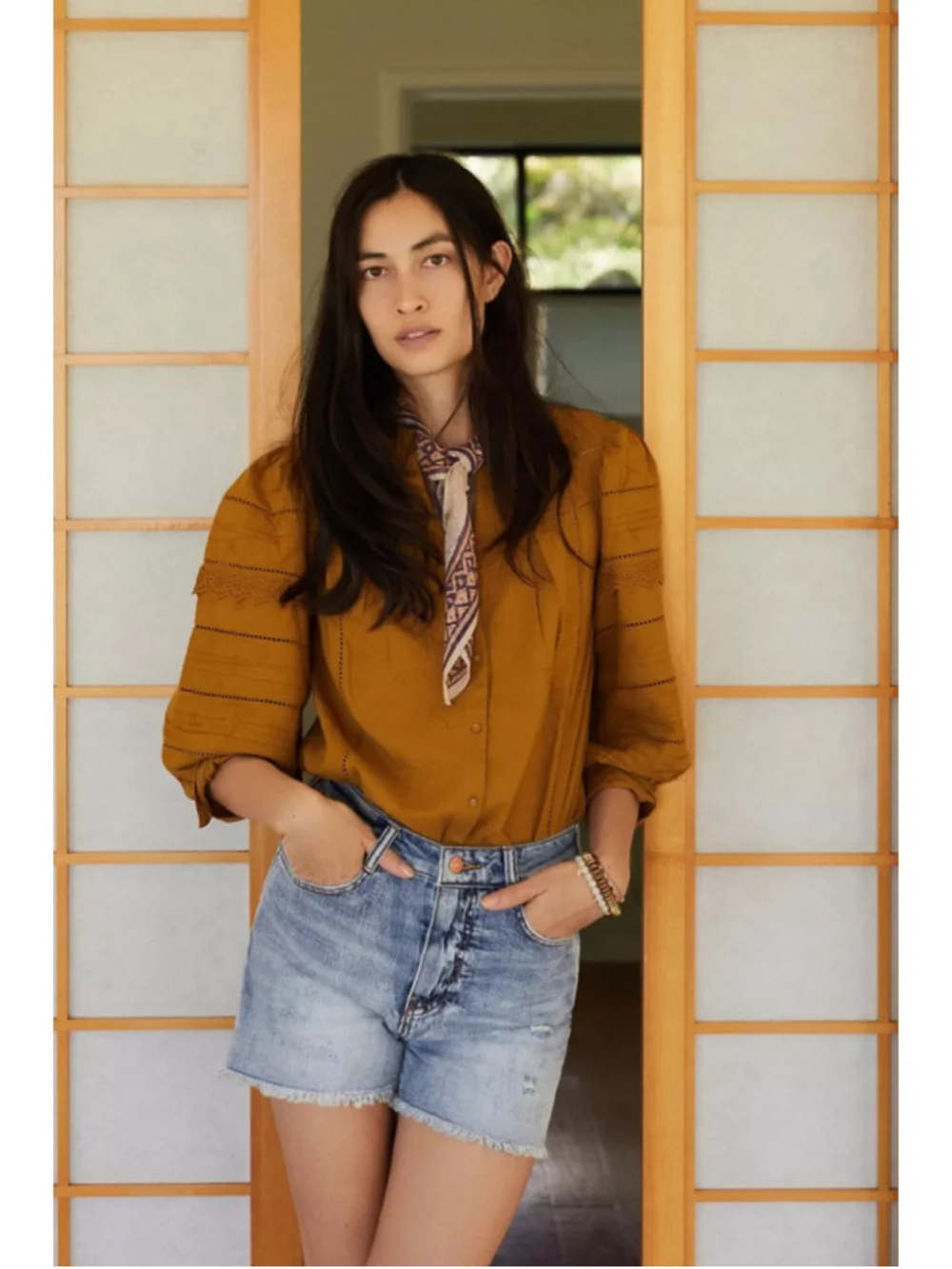Anthropologie Pilcro Denim Shorts